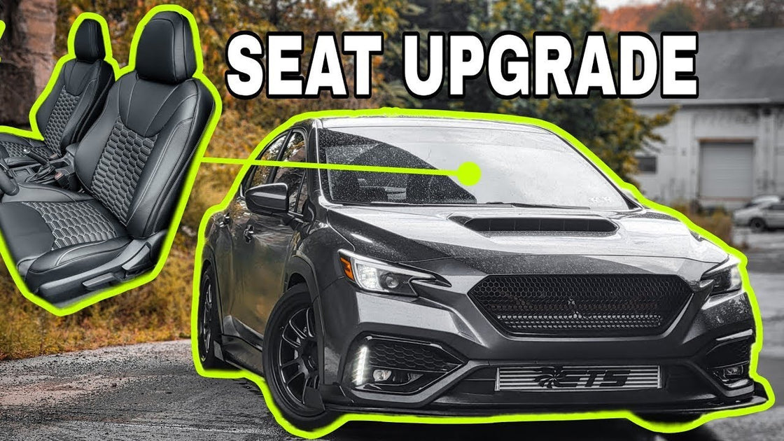 2022+ Subaru WRX Permium Custom Leather Seat Cover Upholstery Kit inst
