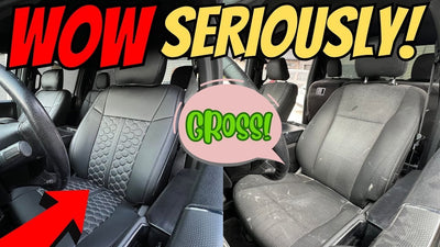 The BEST Value & Quality F-150 Custom Seat Covers Upholstery Kit installed by @Donslife