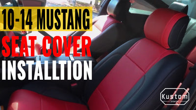 Kustom Interior | 10-14 Ford Mustang Premium Custom Seat Cover installed by @JohnathanHarder