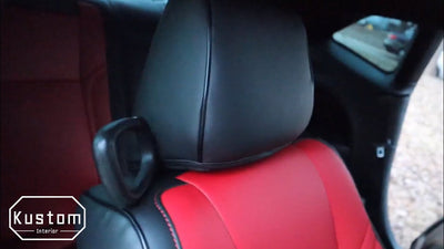 Kustom Interior | 2015+ Dodge Challenger Custom Seat Cover FULL INSTALL @JRTProductions