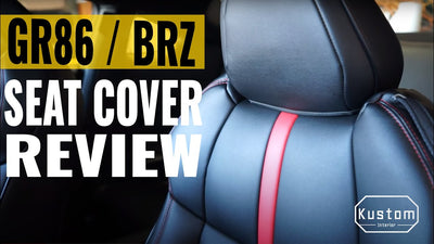 Kustom Interior | 2022+ #BRZ / #GR86 Premium Custom Interior Seat Covers Review @altezzadreams