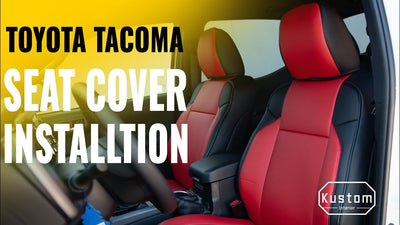 Kustom Interior | Toyota Tacoma Premium Custom Seat Cover Upholstery Kit installed by @tacosauce4x4